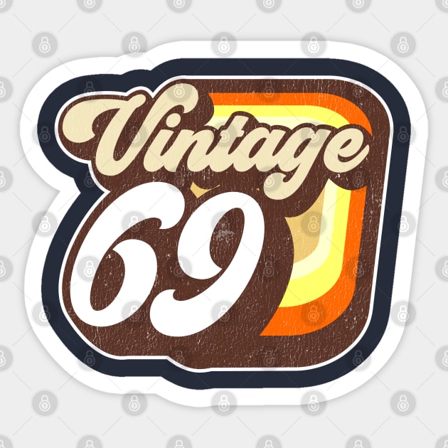 Vintage 1979 Birthday Logo Sticker by Styleuniversal